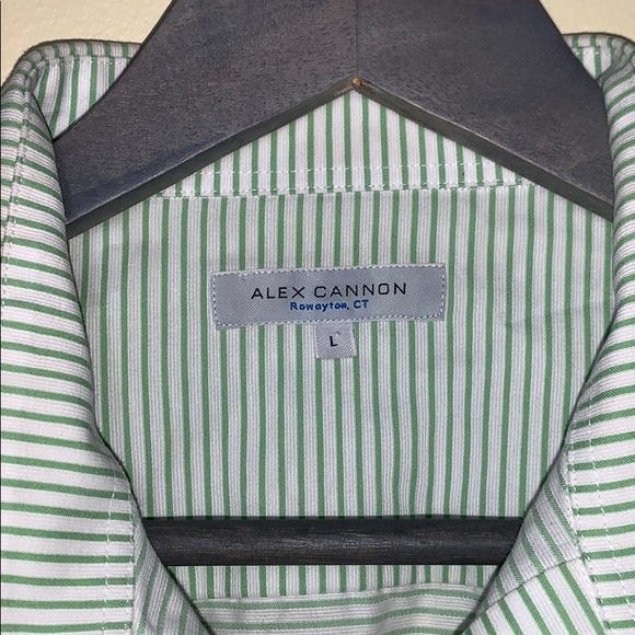 Alex Cannon Button Down Shirt 100% Cotton - Picture 3 of 6